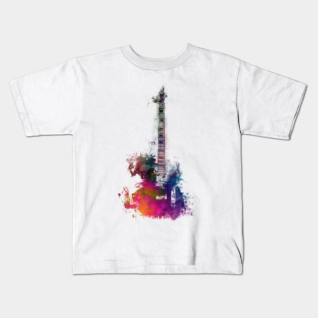 Guitar music art #guitar #music Kids T-Shirt by JBJart